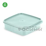 Квадратна кутия с 3 разпределения пластмасова с капак BPA Free5