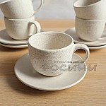 Сервиз 6 чаши + 6 чинийки Пръски Сервиз 6 чаши + 6 чинийки Пръски2