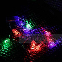 Светеща LED гирлянда 2м 10 цветни светлини Марокански стил капки