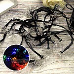 Соларна светеща LED гирлянда 5м 20 цветни лампи цветенца Соларна светеща LED гирлянда 5м 20 цветни лампи цветенца1