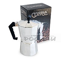 Класическа кафеварка 9 дози/метална кафеварка