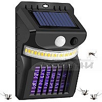 Соларна Сензорна стенна лампа против КОМАРИ LED + UV