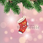 Коледна играчка за закачане на елха различни видове Коледна играчка за закачане на елха различни видове2