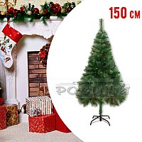 Коледна зелена декоративна елха 150 см.