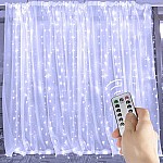 Led завеса 200 лампички 2 х 3 метра бяла светлина за витрини, офиси, къщи/светеща декорация Led завеса 200 лампички 2 х 3 метра бяла светлина за витрини, офиси, къщи/светеща декорация5