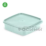 Квадратна кутия с 3 разпределения пластмасова с капак BPA Free5
