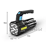 Фенер/Прожектор  с дръжка с USB зареждане1