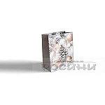 Подаръчна торбичка Сребърна Коледа 12 х 14 х 6 см XS1