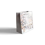Подаръчна торбичка Сребърна Коледа 18 х 24 х 8.5 см S1