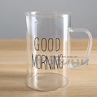 Стъклена чаша GOOD MORNING