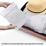 Комплект 6 мрежести пликове с цип за разделно пране/сет калъфи за пране5
