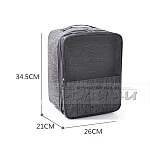 Органайзер за обувки при пътуване 4 отделения 34.5х26х21см3