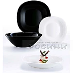 Luminarc Сервиз за хранене 19 части Carine Black and White