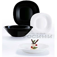 Luminarc Сервиз за хранене 19 части Carine Black and White
