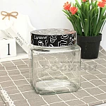 Стъклен буркан Квадрат COFFE 1л.1