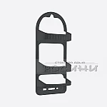 Етажерка за баня с 3 рафтчета и закачалки1
