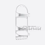 Етажерка за баня с 3 рафтчета и закачалки3