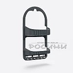 Етажерка за баня с 2 рафтчета и закачалки2