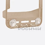 Етажерка за баня с 2 рафтчета и закачалки5