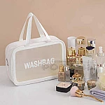 Чанта органайзер за козметика при пътуване с дръжки Washbag голяма4