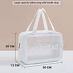 Чанта органайзер за козметика при пътуване с дръжки Washbag голяма3
