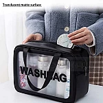 Чанта органайзер за козметика при пътуване с дръжки Washbag голяма2