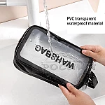 Чанта органайзер за козметика при пътуване със странична дръжка Washbag4