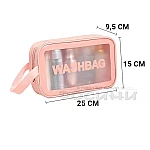 Чанта органайзер за козметика при пътуване със странична дръжка Washbag5