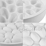 Силиконова форма за 3D торта, мус, кейк Камъчета5