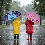 Детски чадър различни декори3