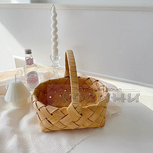 Декоративна кошница овал 14 х 9 х 6см