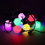 Цветна светеща LED гирлянда с 10 лампи за дома или градината4