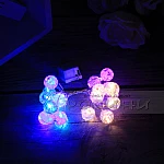 Светеща LED гирлянда 2м 20 лампи цветна светлина1