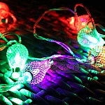 Светеща LED гирлянда 2м 10 цветни светлини Марокански стил капки1
