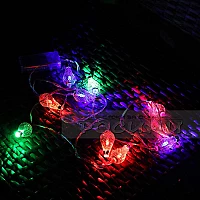 Светеща LED гирлянда 2м 10 цветни светлини Марокански стил капки