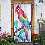 Ресни за врата с цветни фигури