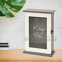 Кутия за ключове с пет закачалки и прозорец Key Box