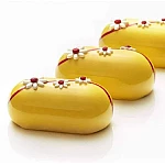 Силиконов молд 3D възглавнички за 8 броя мини кейк, мус, шоколад/силиконова форма за десерти3