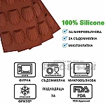 Силиконова форма за сладки Френски Мадлени 9 гнезда8