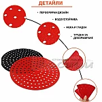 Силиконова подложка за Еър Фрайър на дупки КРЪГ Ф19,5 см.3