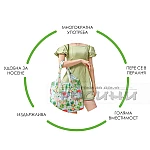 Сгъваема ЕКО Чанта за многократна употреба различни цветове1