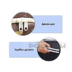Сгъваем органайзер/кутия с прозорец и цип различни цветове за съхранение на дрехи, играчки или други вещи 66 л3