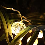 Светеща LED гирлянда 2м 10 цветни светлини Марокански стил Топки1
