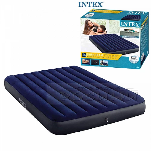 Надуваем матрак Intex 64759 Queen Dura-Beam Classic 152х203х25 см.