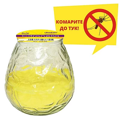 Ароматна свещ Citronella срещу комари