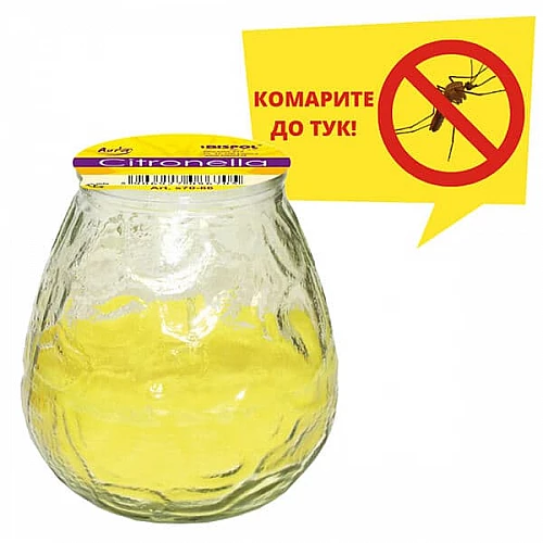 Ароматна свещ Citronella срещу комари