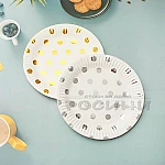 Парти картонени чинии на точки 23 см./10 бр.1