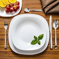 PARMA Сервиз дълбоки чинии 23см./квадратна чиния за хранене