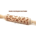 Дървена релефна точилка с различни мотиви 35 см.2