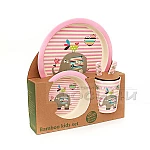 Детски сервиз за хранене от пет части "Bamboo"4